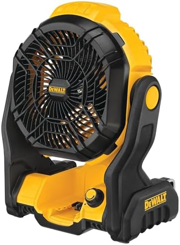 DEWALT 20V MAX Jobsite Fan, Cordless, Portable, Bare Tool Only (DCE512B)
