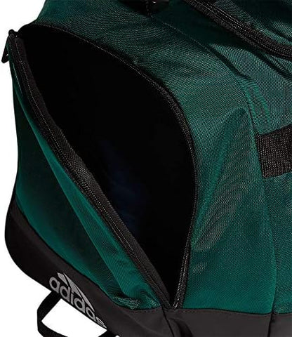 adidas Unisex Defender 4.0 Gym Duffel Bag for Men and Women, Team Dark Green, Medium (66L)