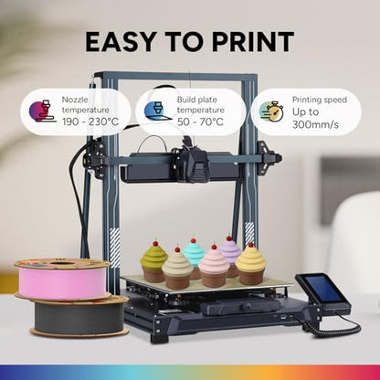 OVERTURE Matte PLA 3D Printer Filament 1.75mm, Matt Surface & Low Warping Filament 1kg Spool (2.2 lbs), Accuracy +/- 0.02 mm, Fit Most FDM Printers (Matte Pink)