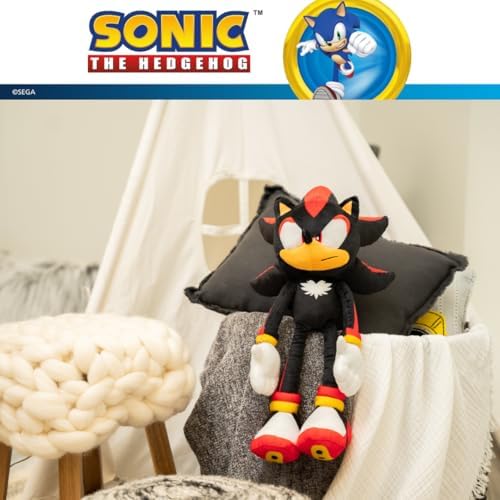 Franco Sonic Shadow The Hedgehog Anime Kids Bedding Super Soft Plush Cuddle Pillow Buddy, One Size, (Officially Licensed Product)
