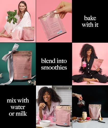 Truvani Vegan Pea Protein Powder | Vanilla Chai | 20g Organic Plant Based Protein | 10 Servings | Keto | Gluten & Dairy Free | Low Carb | No Added Sugar