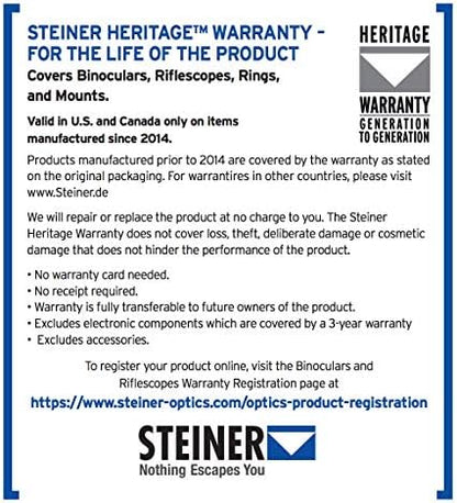 Steiner Navigator Pro 7x50 Binoculars - Magnification 7X - High Contrast Optics - Floating Prism System - Sports-Auto Focus - Delivers Excellent Image Clarity, Navy Blue (7655)