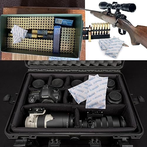 Silica Gel Packets, 20 Gram 90 Packs Dessicant Packets for Storage, Pure and Safe Silica Gel Desiccant Packs, Humidity Packs