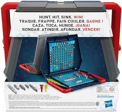 Battleship Classic Board Game, Strategy Game for Kids Ages 7 and Up, Fun for 2 Players