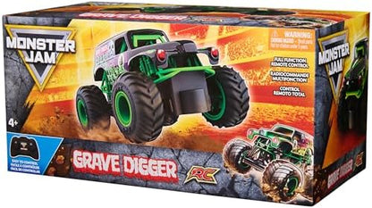 Monster Jam, Official Grave Digger Remote Control Monster Truck, 1:24 Scale, 2.4 GHz, Kids Toys for Boys and Girls Ages 4 and up