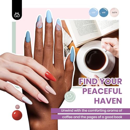 Beetles 85 Pcs Gel Nail Polish Kit with U V Light 55 Colors Gel Nail Kit for Beginners with Everything at Home Gel Polish Manicure Winter Nail Art Jelly Nails Emotional Spectrum Collection