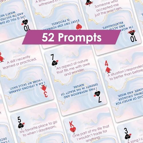 Mind Brain Emotion 52 Essential Gratitude Attitude: Journal & Conversation Cards to Boost Mood & Mindset - Empowering Prompts, Self-Help Affirmations, and Insightful Quotes - for Kids & Adults