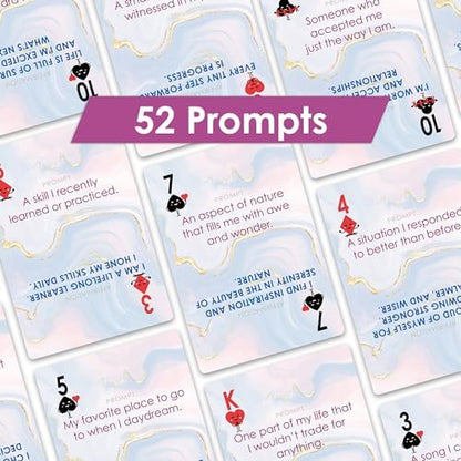 Mind Brain Emotion 52 Essential Gratitude Attitude: Journal & Conversation Cards to Boost Mood & Mindset - Empowering Prompts, Self-Help Affirmations, and Insightful Quotes - for Kids & Adults