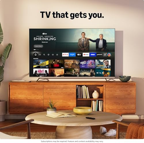 Hisense 55" Class QD6 Series (55QD6QF, 2025 Model) QLED 4K UHD Smart Fire TV, Voice Remote with Alexa, Dolby Vision, Dolby Atmos, Motion Rate 120, HDR 10+, Game Mode Plus, MEMC, VRR, ALLM