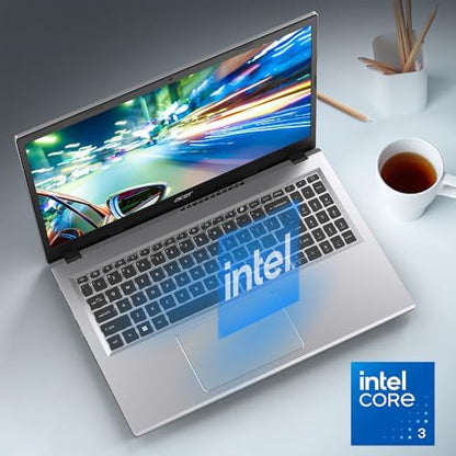 Acer Aspire Go 15 AI Ready Laptop | 15.6" Full HD (1920 x 1080) IPS Display | Intel Core 3 Processor N355 | Intel Graphics | 8GB DDR5 | 128GB UFS | Wi-Fi 6 | Windows 11 Home in S Mode | AG15-32P-39R2