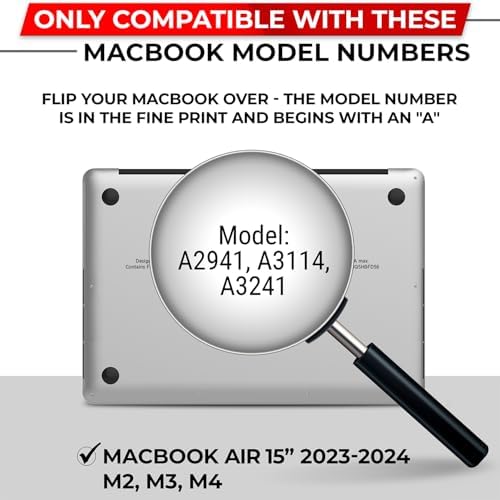 Magnetic Privacy Screen for MacBook Air 15 Inch (2023-2025, M2, M3, M4) Removable Laptop Privacy Filter Shield and Protector