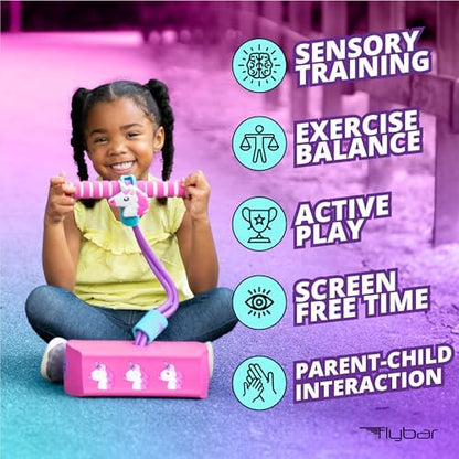Flybar My First Foam Pogo Jumper for Kids Fun and Safe Pogo Stick for Toddlers, Durable Foam and Bungee Jumper for Ages 3 and up, Supports up to 250lbs