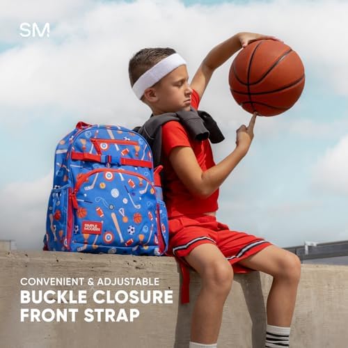 Simple Modern Medium Toddler Backpack for School Girls and Boys | Kindergarten Elementary Kids Backpack | Fletcher Collection | Kids - 15" tall | Wheels Up