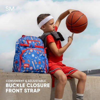 Simple Modern Medium Bluey Toddler Backpack for School Girls and Boys | Kindergarten Elementary Kids Backpack | Fletcher Collection | Kids - 15" tall | Bluey Checkmate