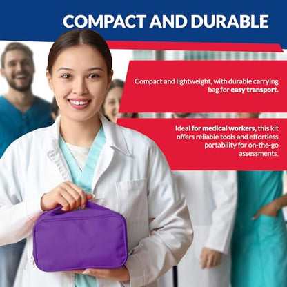 Dixie EMS Blood Pressure and Sprague Stethoscope Kit - Purple