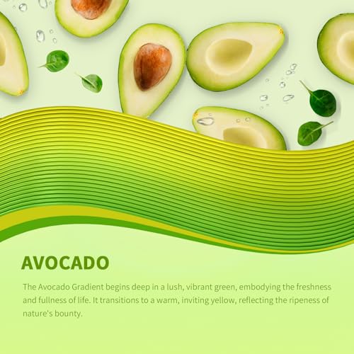 OVERTURE Rainbow PLA Filament 1.75mm, Neatly Wound 3D Printer Filament 1kg Spool (2.2lbs), Dimensional Accuracy +/- 0.02 mm, Fit Most FDM 3D Printers (Avocado)