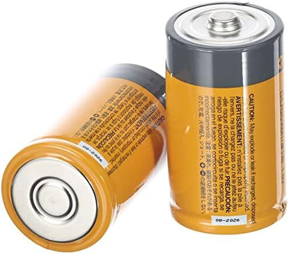 Amazon Basics 12 Pack D Cell All-Purpose Alkaline Batteries, 5-Year Shelf Life, 96 Count (8 Packs of 12)