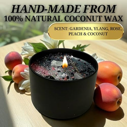 Destroy Everything Spiritual Candle to Cut Ties, Remove hexes and Bad luck | Energy cleansing | Soy Candles Non Toxic | Sage Candle | Cleanse Your Home & Calm, Soothe, Restore Body & Mind (Set Of 9)