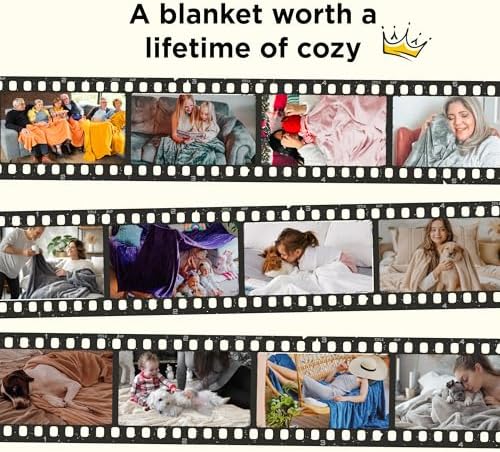 Bedsure Fleece Bed Blankets Queen Size Grey - Soft Lightweight Plush Fuzzy Cozy Luxury Fall Blanket Microfiber, Room Home Decor Gifts for Women and Men, 90x90 inches