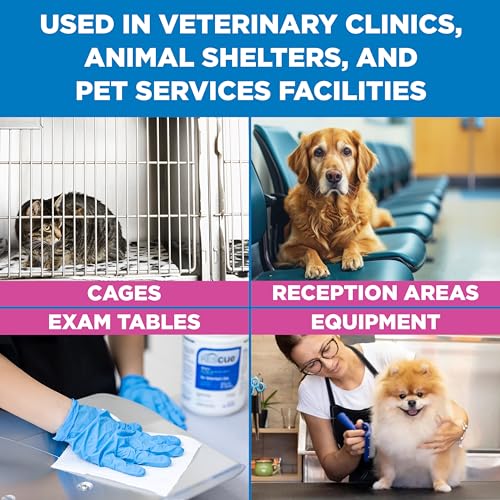 REScue One-Step Ready-to-Use Disinfectant Cleaner & Deodorizer – For Veterinary Use, Animal Shelters, Pet Foster Homes, Kennels, Litter Box – 32 Ounce RTU (Spray Nozzle NOT Included)
