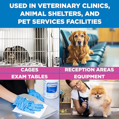 REScue One-Step Ready-to-Use Disinfectant Cleaner & Deodorizer – For Veterinary Use, Animal Shelters, Pet Foster Homes, Kennels, Litter Box – 32 Ounce RTU (Spray Nozzle NOT Included)