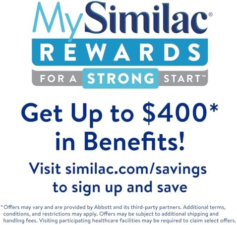 Similac NeoSure Premature Post-Discharge Infant Formula, Baby Formula Powder, 22.8-oz Value Can, Pack of 4