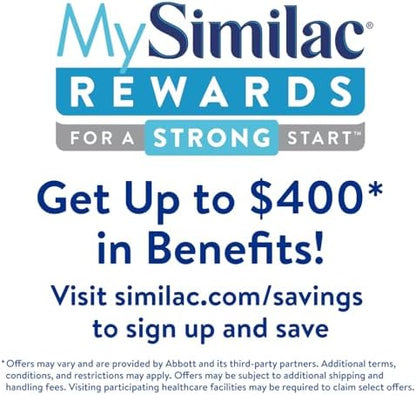 Similac NeoSure Premature Post-Discharge Infant Formula, Baby Formula Powder, 22.8-oz Value Can, Pack of 4