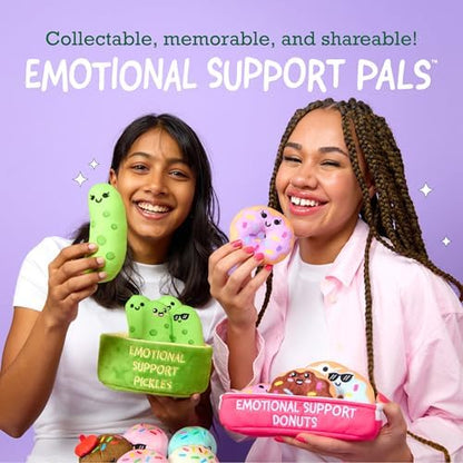 WHAT DO YOU MEME? Emotional Support Kitties by Relatable, Cuddly Stuffed Animals and Toys, Squishy Toys and Plushies, Great Ideas for Loved Ones of All Ages, Includes 5 Plushies with Carrying Basket