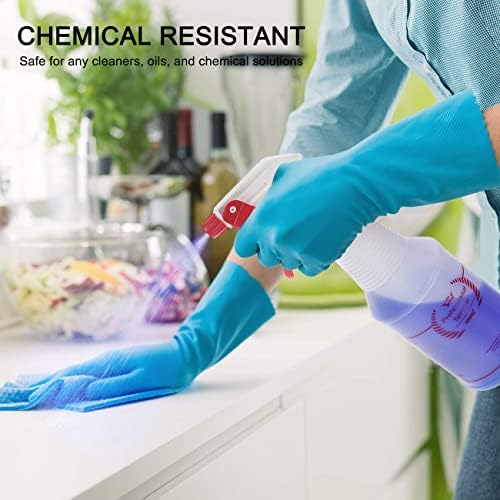 Plastic Spray Bottle (4 Pack, 32 Oz, All-Purpose) Heavy Duty Spraying Bottles Leak Proof Mist Empty Water Bottle for Cleaning Solution Planting Pet with Adjustable Nozzle and Measurements