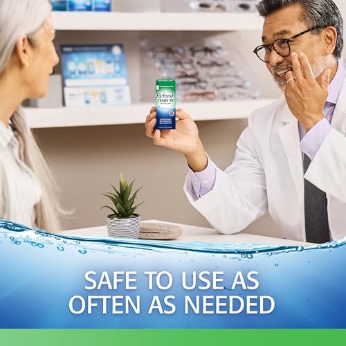 Refresh Tears PF Preservative-Free Artificial Tears Lubricant Eye Drops, 0.33 fl oz (10 mL) (Pack of 2)