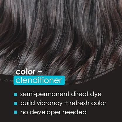 Keracolor Color + Clenditioner 3-in-1 Color-Depositing Conditioner, Gently Cleanses & Conditions, Semi-Permanent Hair Color, 23 Shades, 12 Fl Oz