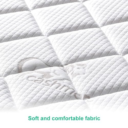 Premium Dual Sided Crib & Toddler Mattress,100% Knitted Fabric, Premium Fleece Surface-Hypoallergenic, 5" Thick Firm Soft Crib Mattress, Non-Toxic - Fits Standard Cribs & Toddler Beds