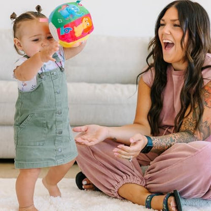 Move2Play, Hilariously Interactive Baby Ball with Music & Sound Effects | 1st Birthday Gift | Toddler Toy for Boys & Girls | Indoor/Outdoor | Age 6, 9, 12+ month | 1, 2, Year's Old