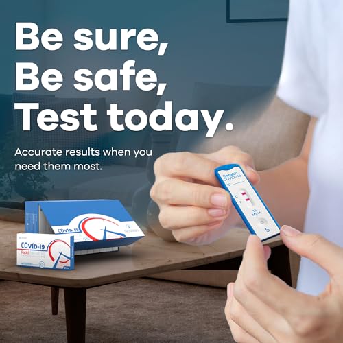 Genabio COVID Home Test (1 Pack - 14 Tests) – FDA EUA Authorized, 15-Minute at-Home Results, OTC at Home Covid Test Kit, Nasal Swab, Easy to Use & No Discomfort, Ages 2+