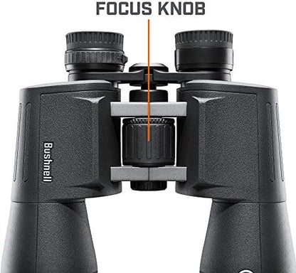 Bushnell PowerView 2 Binoculars, High-Definition Binoculars with Multi-Coated Lenses, Durable Aluminum Alloy Chassis, Wide Field of View, Ideal for Wildlife Observation, Hiking and Sporting Events