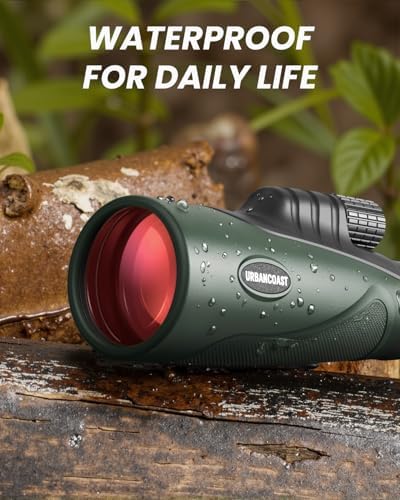 15X54 Monocular Telescope for Adults High Powered – Waterproof, BAK4 Prism, FMC Lens, Compact Spotting Scope for Bird Watching, Hunting Gear, Hiking Accessories, Travel & Camping Gifts