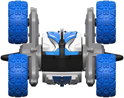 Threeking Waterproof RC Stunt Car Remote Control Cars Double-Sided Driving 360 Degree Flips Rotating Indoor Outdoor Toys Gifts Presents for 6 7 8 9 10 11 12 Year Old Kids Boys Girls