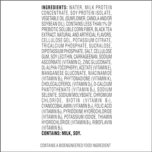 Atkins Chai Tea Latte Flavored Protein Shake, High Protein Shake, Low Glycemic, Low Carb, Low Sugar, Keto Friendly, Gluten Free, 12 count (3 sets of 4)