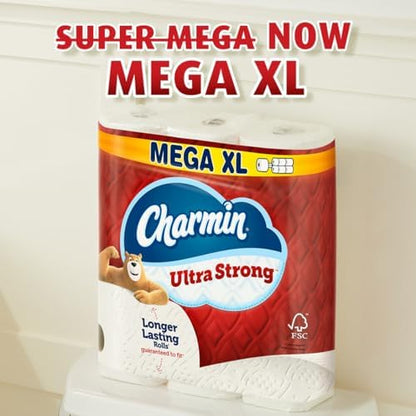 Charmin Ultra Strong Toilet Paper, 18 Mega XL Rolls = 108 Regular Rolls