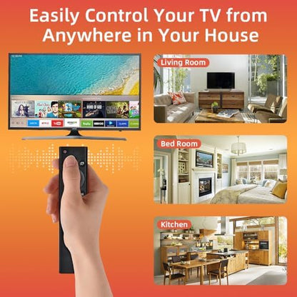 Replacement for Samsung TV Remote, for All 2019-2025 Samsung Remote Control for Smart TV with Voice Control. No Solarcell. 2-Year Warranty.