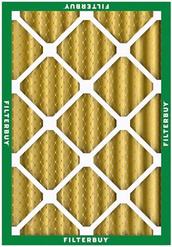 Filterbuy 20x25x4 Air Filter MERV 11 Allergen Defense (2-Pack), Pleated HVAC AC Furnace Air Filters Replacement (Actual Size: 19.50 x 24.50 x 3.63 Inches)