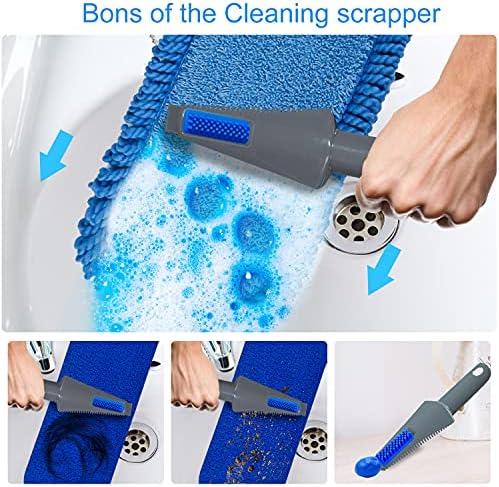 Spray Mop for Floor Cleaning with 3pcs Washable Pads - Wet Dry Microfiber Mop with 800 ml Refillable Bottle for Kitchen Wood Floor Hardwood Laminate Ceramic Tiles Floors Dust Cleaning