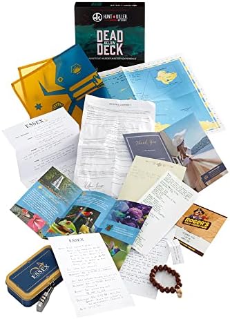 Hunt A Killer: Dead Below Deck, Solve a Murder on a Yacht, Mystery Box Game for True Crime Fans, Murder Mystery Game for Adults, Play True Detective and Crack Unsolved Mysteries, Designed for Ages 14+