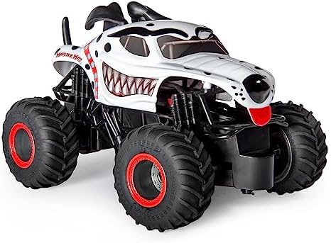 Monster Jam, Official Monster Mutt Dalmatian Remote Control Monster Truck for Boys and Girls, 1:24 Scale, 2.4 GHz, Kids Toys for Ages 4-6+