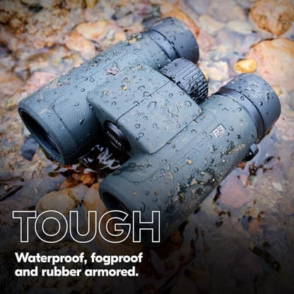 Nikon PROSTAFF P3 10x30 Binocular | Waterproof, fogproof, Rubber-Armored Compact Binocular, Wide Field of View & Long Eye Relief | Official Nikon USA Model