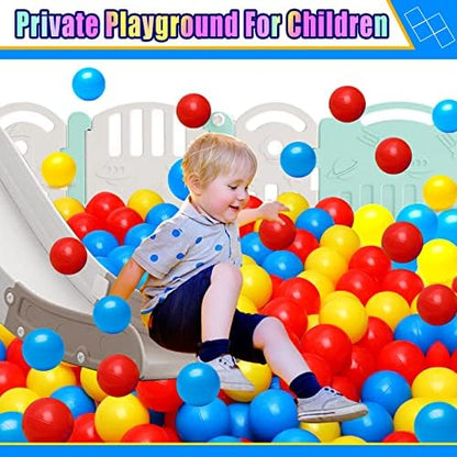 Vanland Ball Pit Balls for Baby and Toddler Phthalate Free BPA Free Crush Proof Plastic - Multicolored Pit Balls in Reusable Play Toys for Kids with Storage Bag