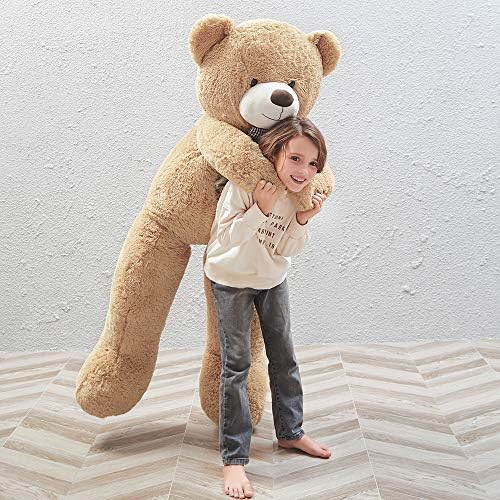 MaoGoLan Big Teddy Bear 55 inches Giant Bear Stuffed Animals Large Plushies Life Size Teddy for Children Adults