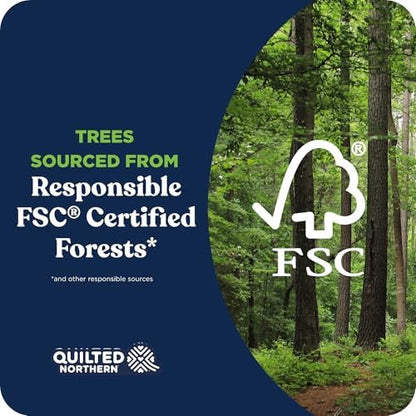 Quilted Northern Ultra Soft & Strong Toilet Paper, 24 Mega Rolls = 96 Regular Rolls, 5X Stronger*, Premium Soft Toilet Tissue with Recyclable Paper Packaging