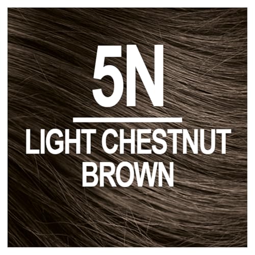 Naturtint 5N Light Chestnut Brown Permanent Hair Color (Pack of 6), Ammonia Free, Vegan, Cruelty Free, up to 100% Gray Coverage, Long Lasting Results (Packaging may vary)