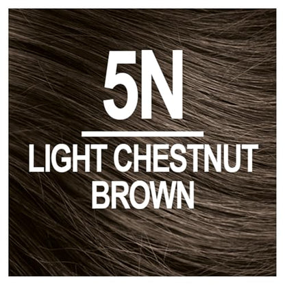 Naturtint 5N Light Chestnut Brown Permanent Hair Color (Pack of 6), Ammonia Free, Vegan, Cruelty Free, up to 100% Gray Coverage, Long Lasting Results (Packaging may vary)